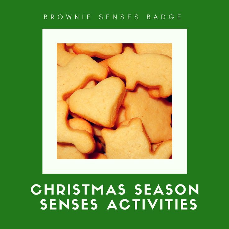 christmas season cookies are arranged in the shape of heart - shaped shapes, with text reading brownie sense badge