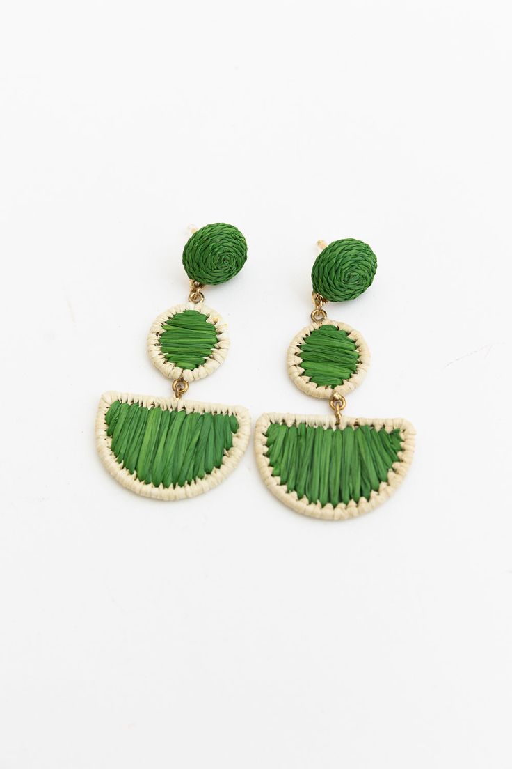 Feel the Boho Breeze with our Woven Rattan Earrings. These stylish accessories are a nod to carefree, bohemian vibes. The intricate rattan weaving creates a lightweight and natural look, perfect for adding a touch of laid-back elegance to any outfit. Whether you're strolling through a festival or enjoying a casual day out, these earrings effortlessly capture the essence of boho chic. Embrace the breeze and showcase your unique style with these on-trend Boho Breeze Woven Rattan Earrings! #completeyourlook #lovemyleto 70% Iron 15% Raffia 15% CCB Handmade in India Woven Natural Jewelry For Vacation, Natural Woven Jewelry For Vacation, Beige Woven Jewelry For Vacation, Dangle Earrings For Spring Vacation, Spring Vacation Dangle Earrings, Summer Vacation Drop Earrings, Beige Jewelry For Spring Vacation, Summer Vacation Beige Earrings, Spring Vacation Beige Jewelry