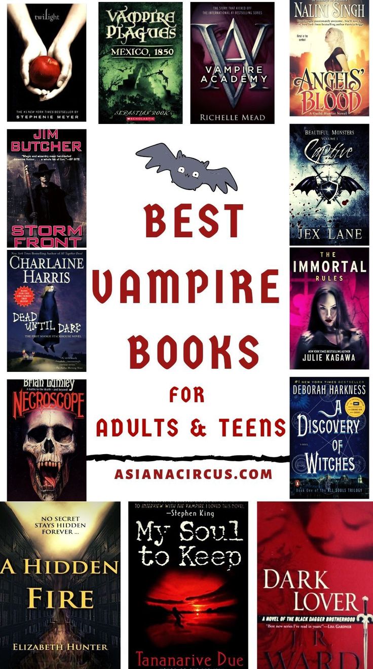 the best vampire books for adults and teens