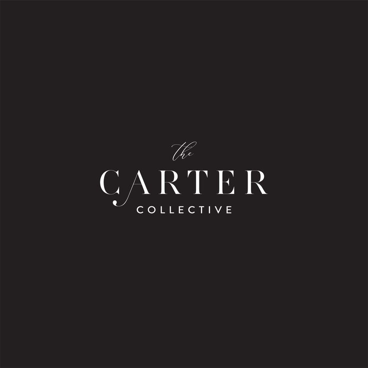 the cartier collective logo on a black background