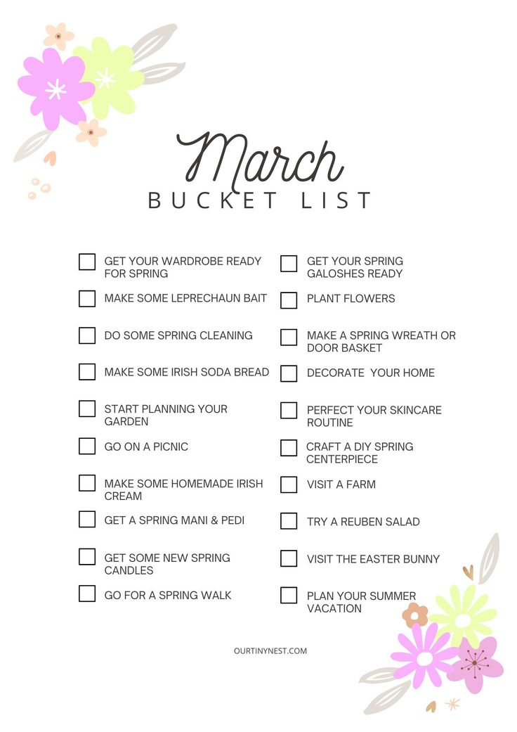 Free printable March spring bucket list Spring Bucket List Ideas, March Aesthetic Month, March Bucket List, Things To Fo, Free Printable Bucket List, Aesthetic 2025, March Aesthetic, Printable Bucket List, Spring Bucket List