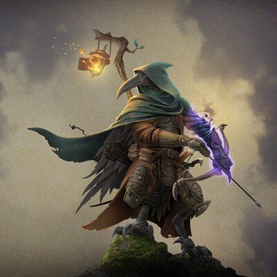 Aarakocra Druid, Kenku Character Art, Aarakocra Ranger, Creatures Illustration, Bird People, Pathfinder Character, Dnd Races, Ancient Temple, Fantasy Races