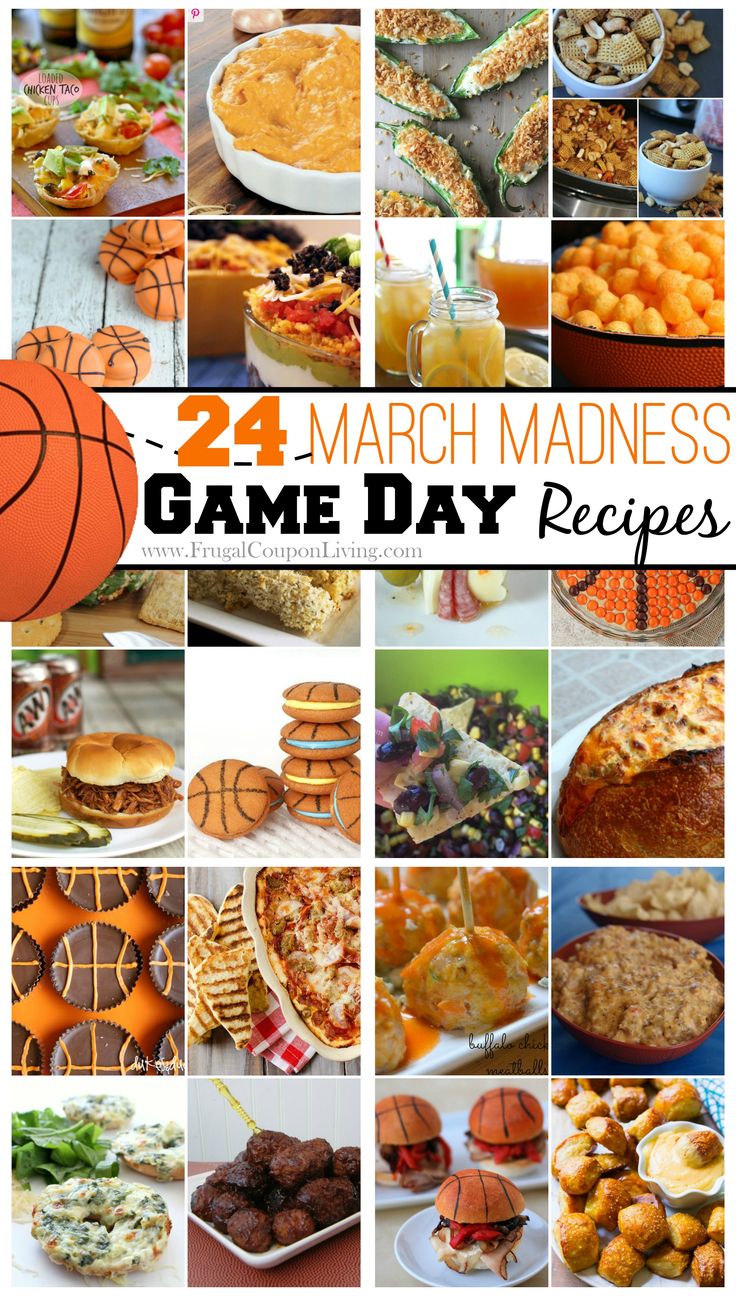 24 march madness game day recipes