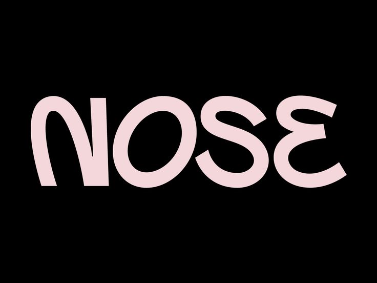 the word nos is shown in pink on a black background with white letters and numbers