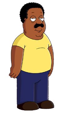 the simpsons character is wearing blue pants and a yellow t - shirt with a mustache