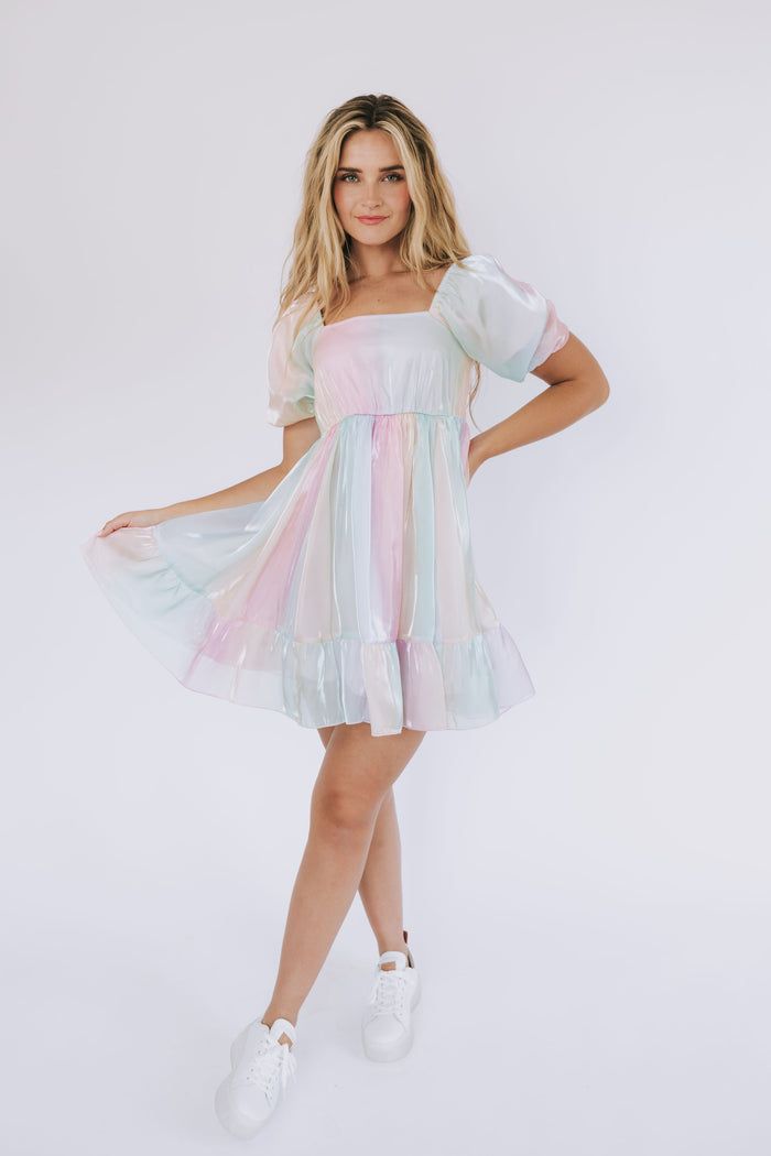 Head In The Clouds Dress - One Loved Babe Exclusive Tulle Outfit, Dress For A Party, Eras Tour Concert, Lover Era, Pastel Dress, Head In The Clouds, Birthday Party Outfits, Rainbow Dress, Easter Dress