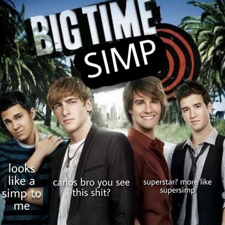 the poster for the movie big time simp