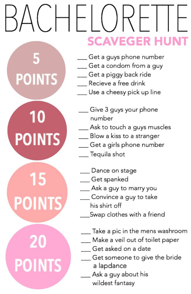 an info sheet with the words bachelor hunt and five points to get married in 20 points