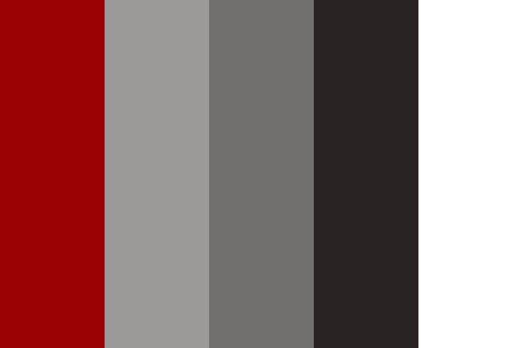 the color scheme is red, grey and black