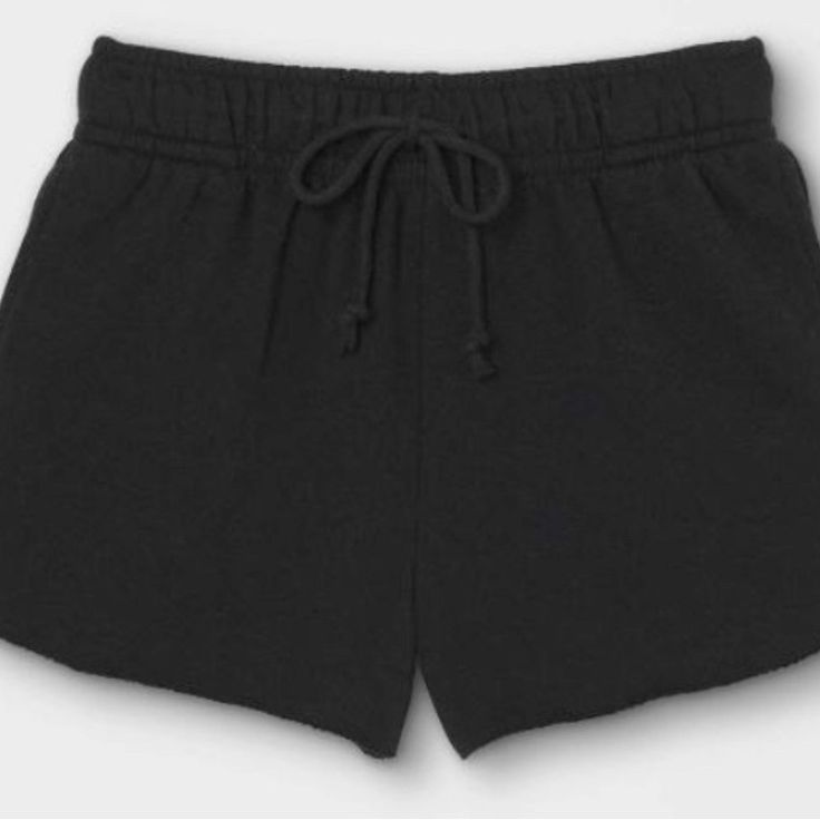 Women's High-Rise Dolphin Shorts - Black, Xl Casual Black Pajama Shorts With Elastic Waistband, Black Relaxed Fit Sporty Pajama Shorts, Black Relaxed Fit Pajama Shorts With Elastic Waistband, Black Cotton Pajama Shorts With Elastic Waistband, Black Relaxed Fit Pajama Shorts, Comfortable Black Short Bottoms, Black Leisure Pajama Shorts, Black Casual Pajama Shorts For Leisure, Black Relaxed Fit Shorts For Loungewear