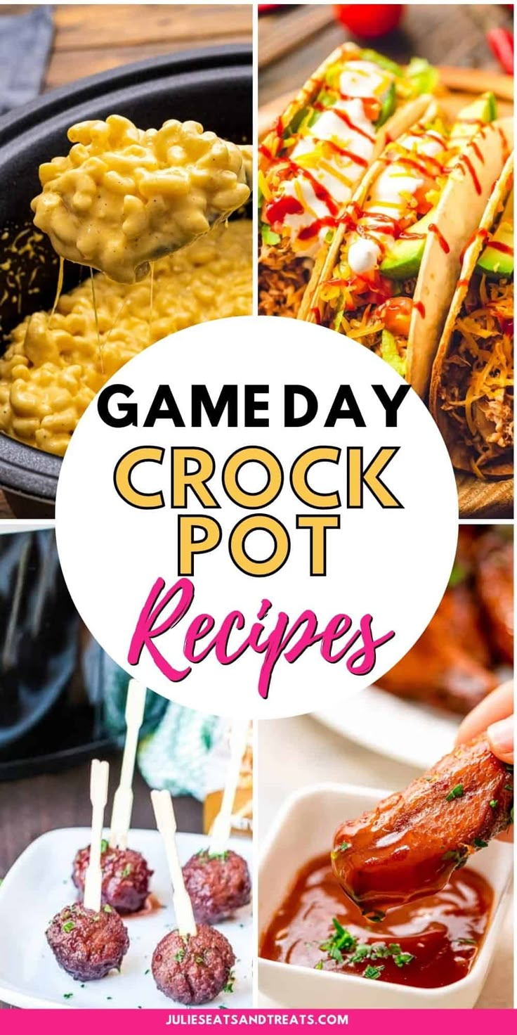 game day crock pot recipes