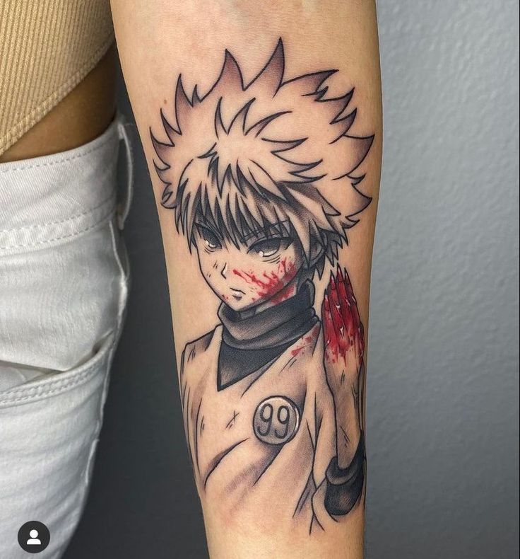 Tatuaje Trash Polka, Half Sleeve Tattoos Sketches, Watercolor Tattoo Ideas, Line Art Tattoo, Hunter Tattoo, Purple Tattoos, Matching Friend Tattoos, Mommy Tattoos, Hxh Characters