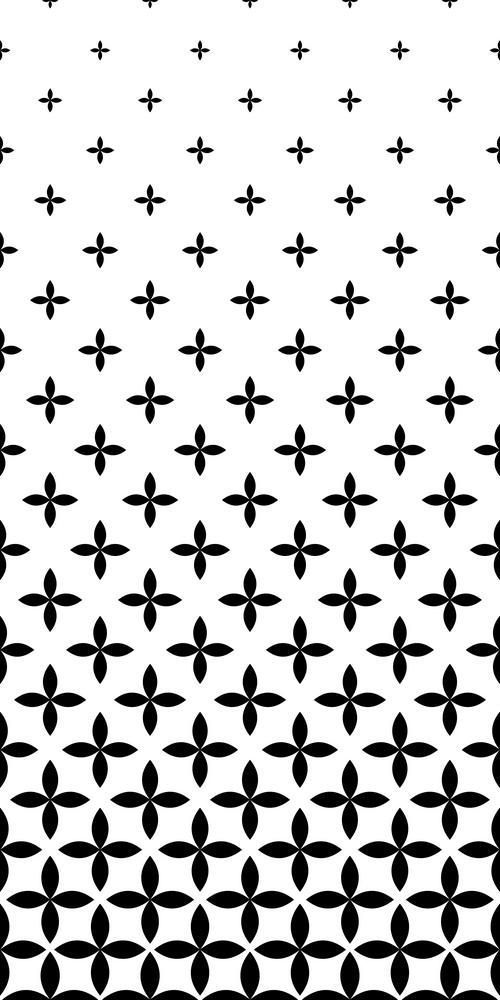 an abstract black and white background with circles in the shape of crosses, lines are arranged on top of each other