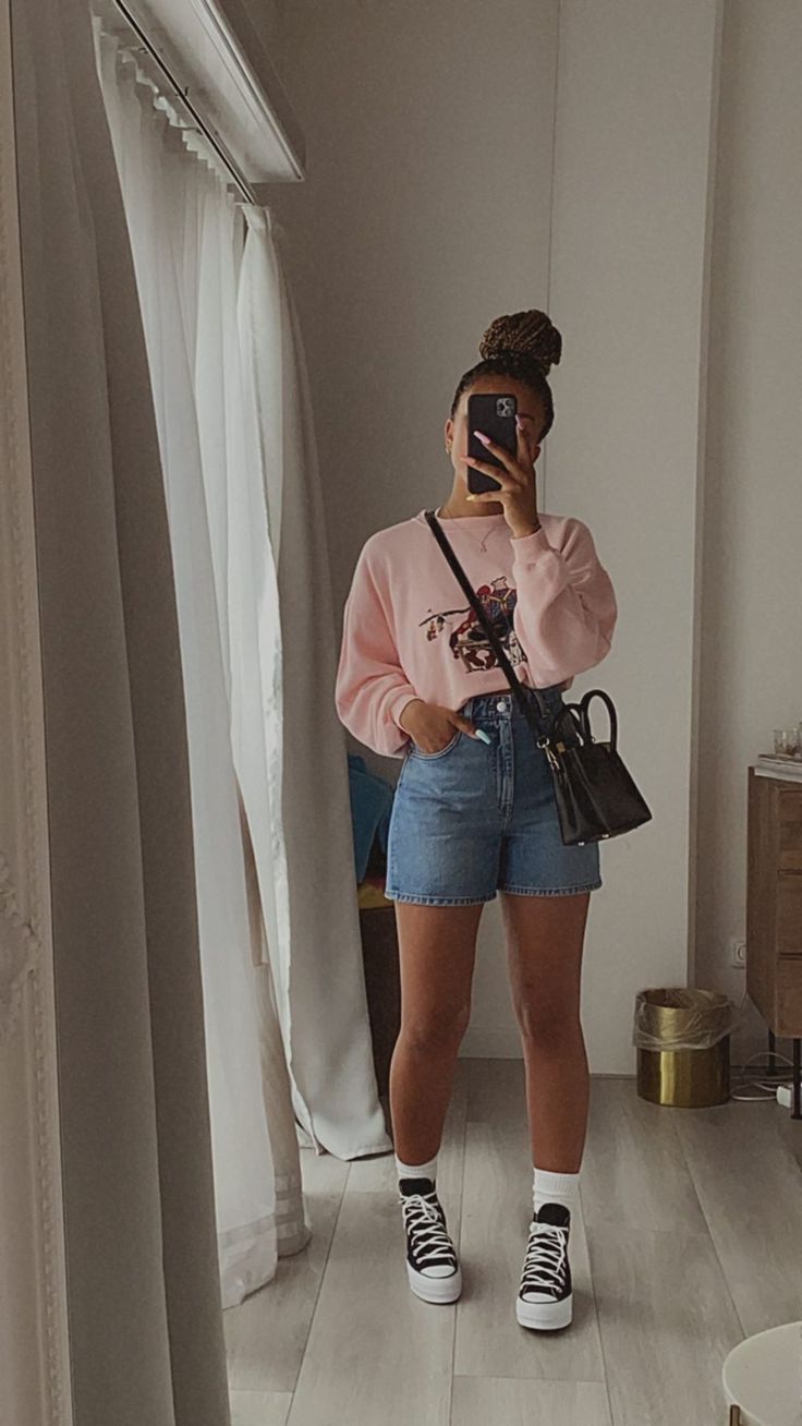 Look Grunge, Outfits With Converse, Tomboy Style Outfits, Causual Outfits, Baggy Pants, Casual Chic Outfit, Cute Simple Outfits, Curvy Outfits, Summer Fashion Outfits