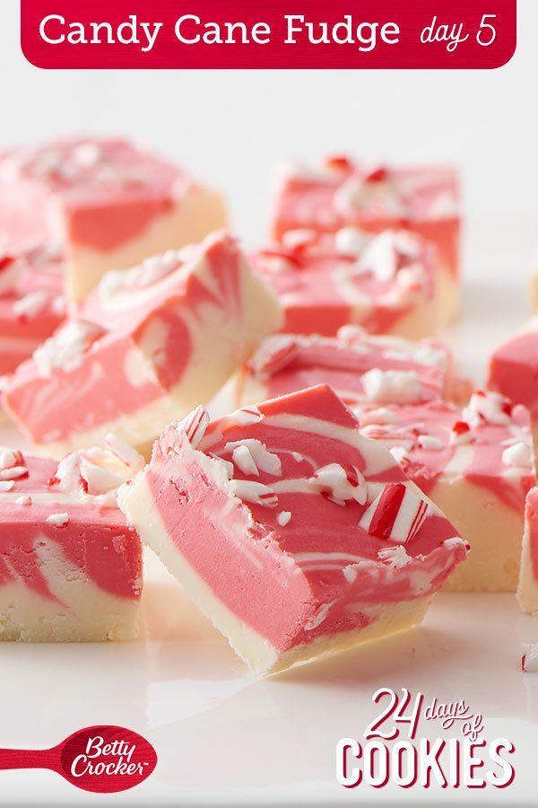 several pieces of pink and white cake with sprinkles