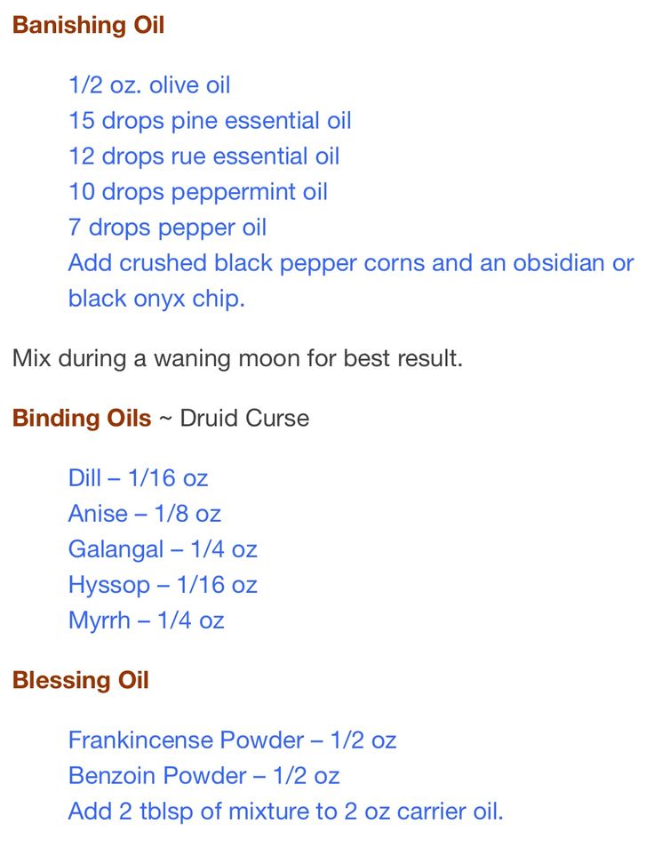 the ingredients for baking oil are shown in red and white text, along with an image of