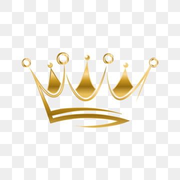 a gold crown on a white background