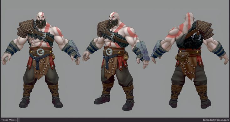 ArtStation - Kratos Redesign Kratos Character Design, Kratos Redesign, Stylized Character, 3d Games, Work Inspiration, 3d Modeling, Enjoy It, Hello Everyone, Art Work