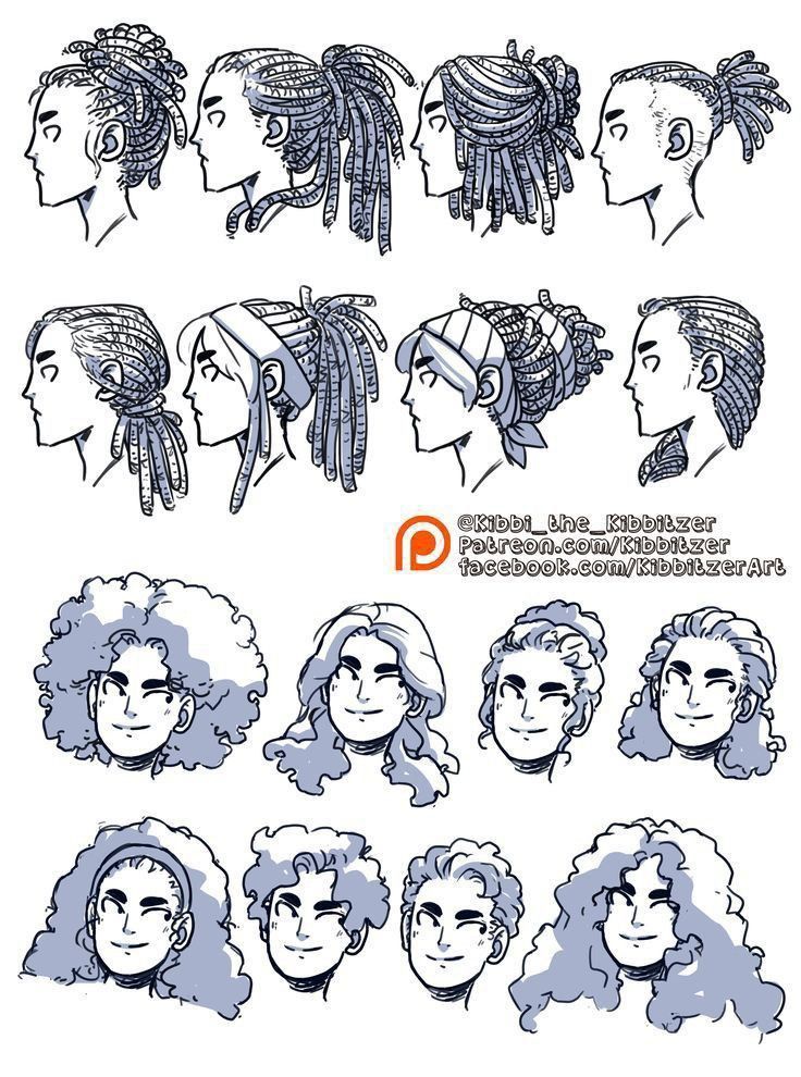 an image of various hairs styles for people to see in the webpage, and then use