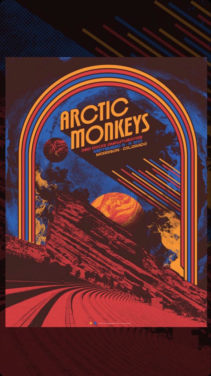 the arctic monkeys poster for their album