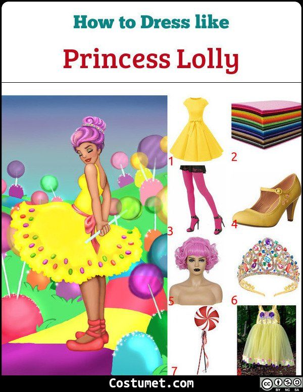 an image of princess lolly costume and accessories