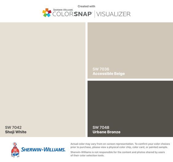 the color scheme for sheryln - williams's new paint palette, which is available