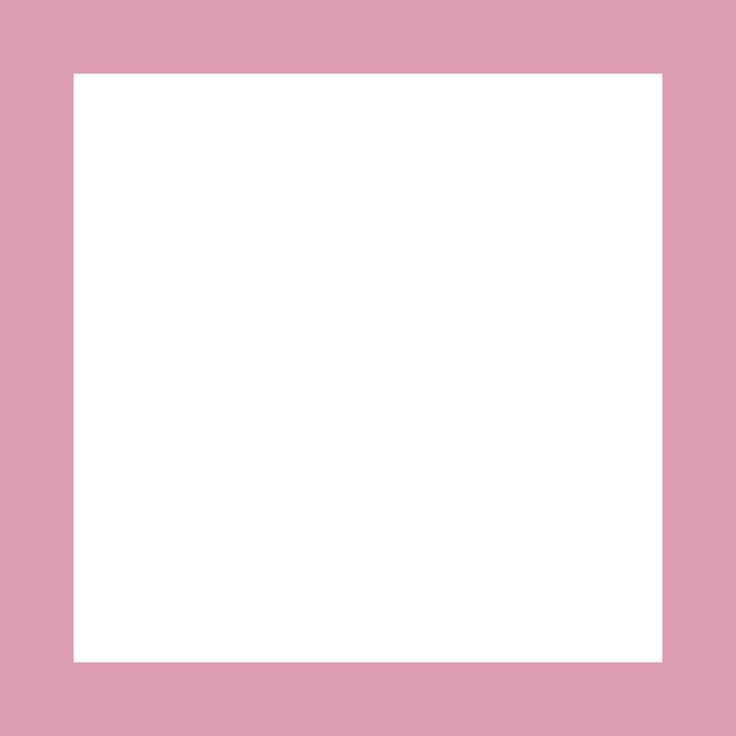 a white square with a pink border in the middle on a light pink background is an empty rectangle