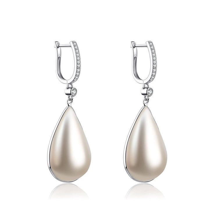 Unmissable! Check out this White Gold Teardrop Mabe Pearl Earrings only at $560.00. #houseofpearlsofficial #pearls #pearlfect #pearlearrings #ChicPearls #motherofpearls #StyleWithPearls #LovePearls #pearlsofwisdom #freshwaterpearls Fake Mabe Pearl Earrings, Japan Sea, Golden South Sea Pearls, Mabe Pearl, 18k Gold Earrings, Elegant Gifts, Pearl Types, Mother Pearl, Pearl Choker