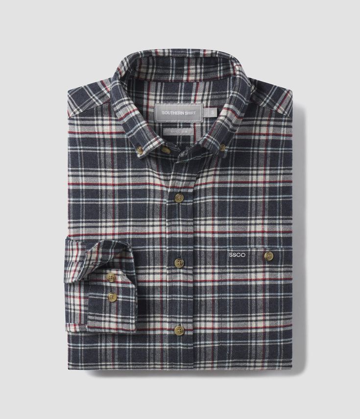 Flannel Ranier Flannel LS - Ranier Fall Flannel, Fall Layering, Polo Pullover, Southern Shirts, Long Sleeve Flannel, Denim Jeans Men, Pullover Jacket, Poplin Fabric, Pullover Sweatshirts