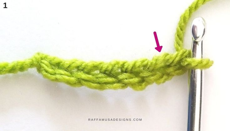 the crochet stitch is being used to make an ear warmer for someone who's knitting