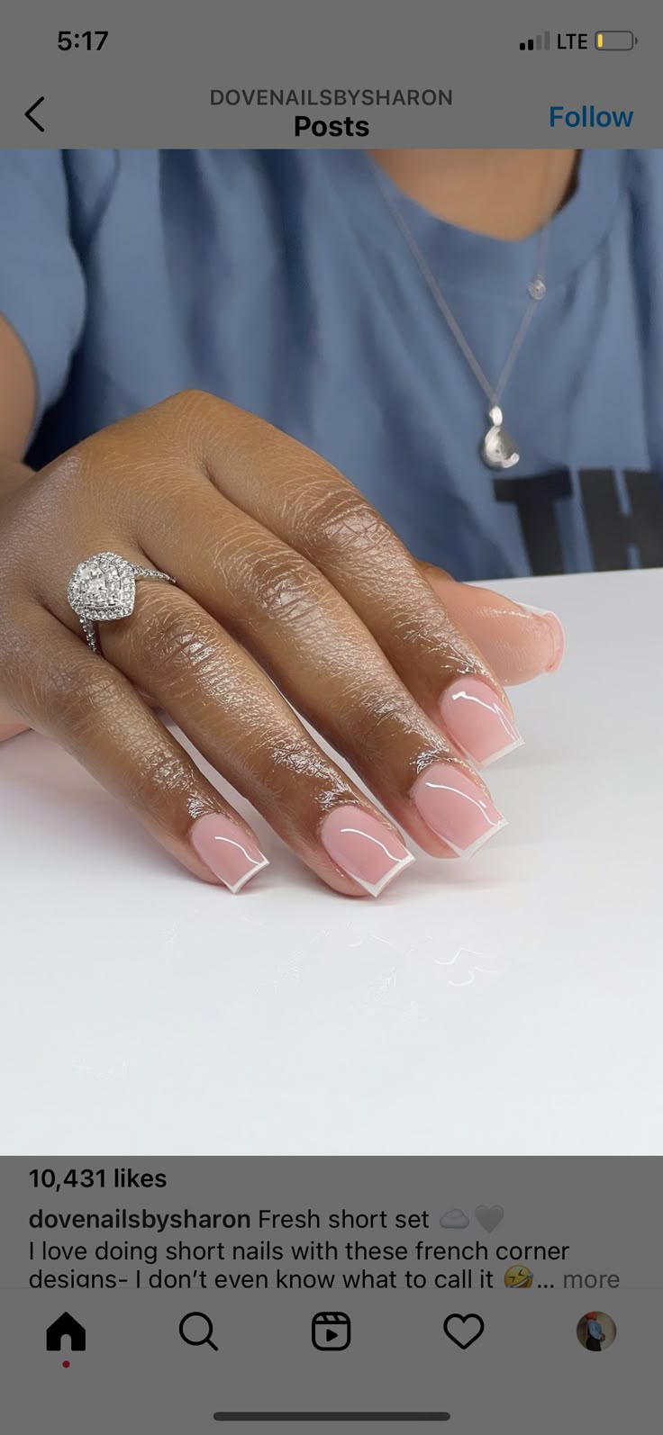 Proposal Nails Engagement Black Women, Sns Natural Nails, Neutral Nails Black Women, Ombre Sns, Nail Knowledge, Short Frenchies, Classy Aesthetics, Nails Black Women, Olive Nails