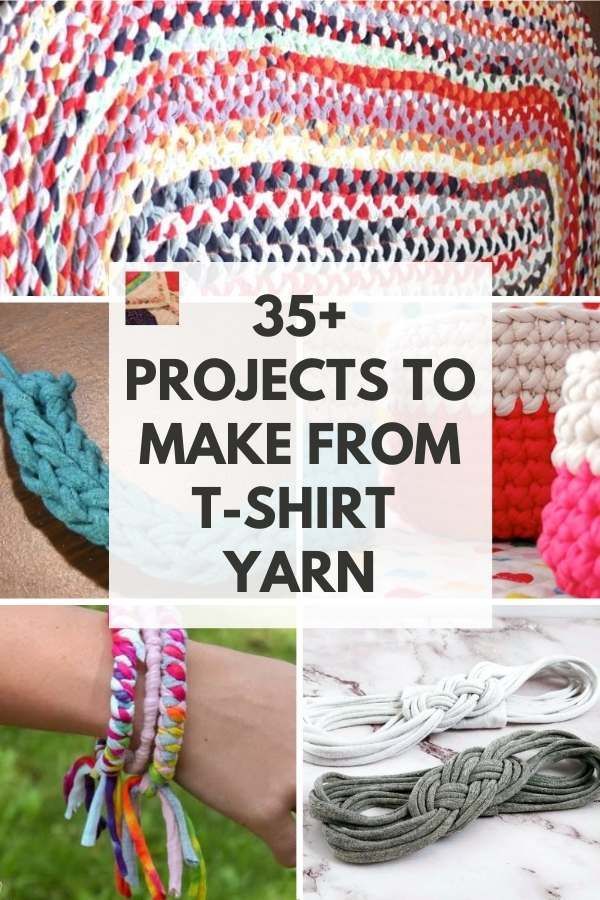 crochet projects to make from t - shirt yarn