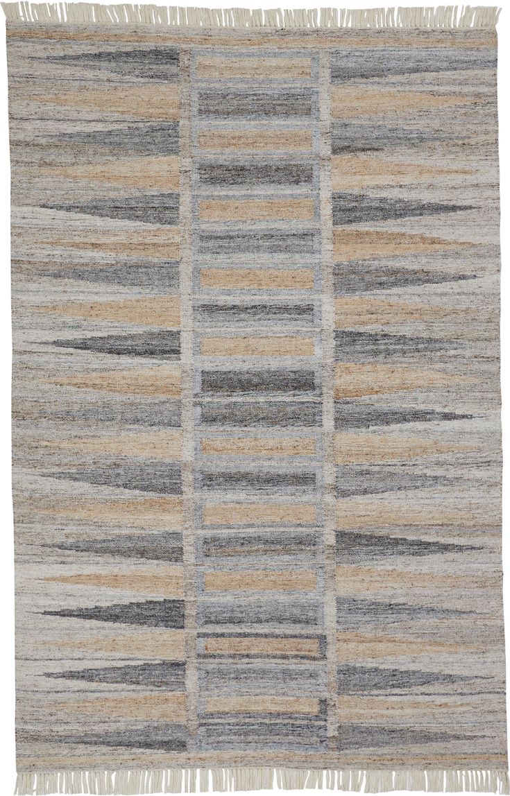 Beckett Eco-Friendly Moroccan Mosaic Rug Mosaic Rug, Room Placement, Mosaic Rugs, Grey Mosaic, Eclectic Area Rug, Feizy Rugs, Tan Rug, Entryway Office, Foyer Entryway