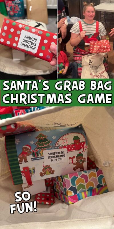 the santa's crab bag christmas game is open and ready for kids to play