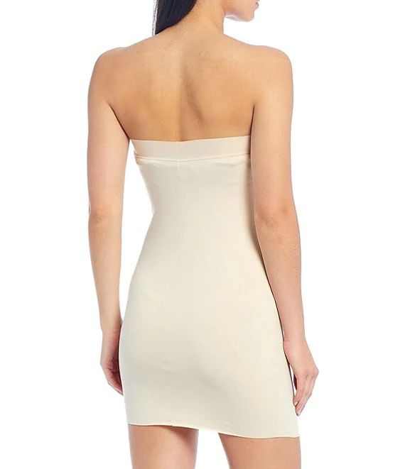 Modern Movement Smooth Strapless Slip | Dillard's Fitted Solid Shapewear With Built-in Bra, Stretch Bandeau Shapewear With Built-in Bra, Seamless Strapless Shapewear, Seamless Bandeau Shapewear, Solid Strapless Shaping Shapewear, Solid Strapless Shapewear With Shaping Fit, Strapless Shapewear With Medium Bust Support And Stretch, Seamless Fitted Full Coverage Shapewear, Strapless Seamless Shaping Shapewear