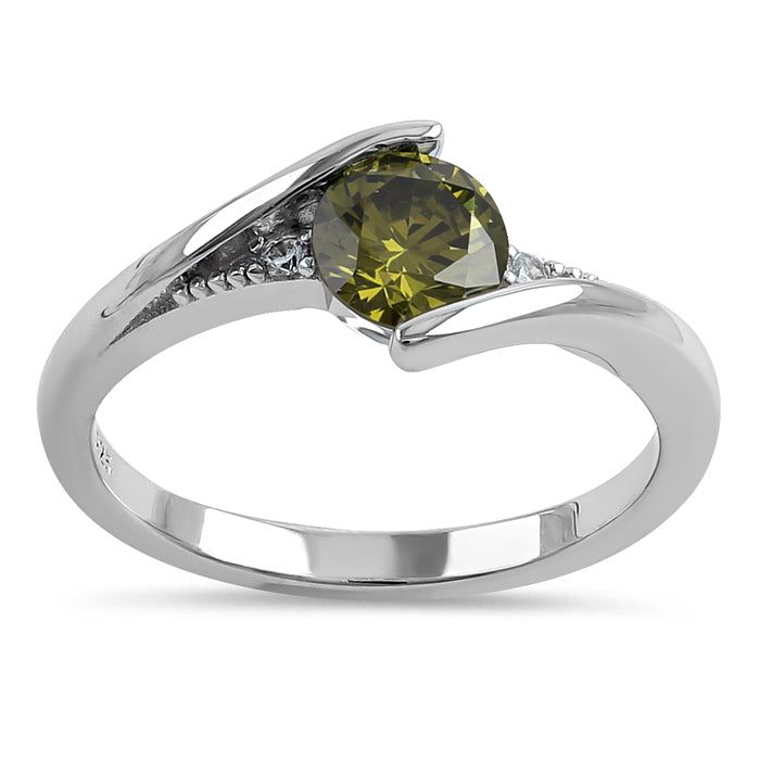 Top of ring height: 8.0mm

Band width: 1.8mm

Shank width: 2mm



Stone material: peridot + clear cubic zirconia

Center stone size: 6mm

Stone shape: round

Center stone carat weight: .84 ct.

Total number of CZ stones: 3

Stone setting: channel & prong setting



Metal: 925 sterling silver

Plating: rhodium plated

Finish: high polish Stone Material, Stone Setting, Cz Ring, Affordable Jewelry, Birthstone Ring, Cz Stone, Stone Settings, Rhodium Plated, Prong Setting