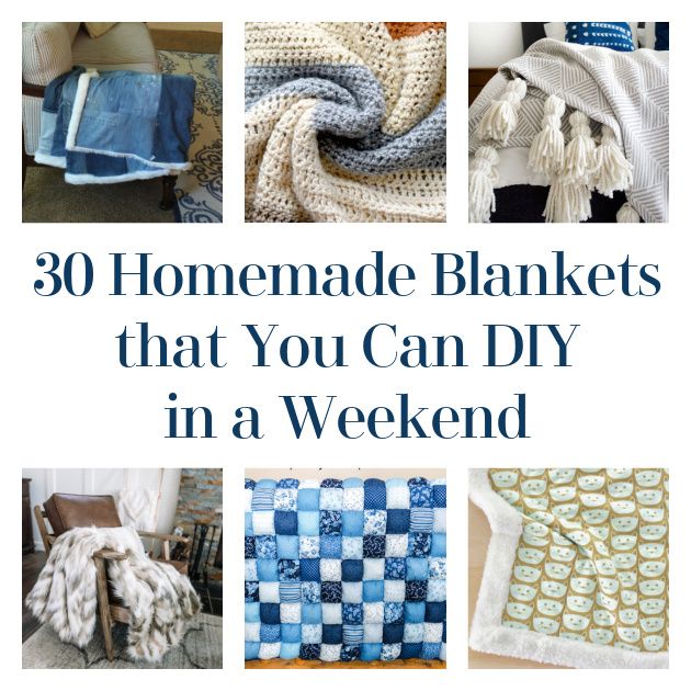 blankets that you can diy in a weekend