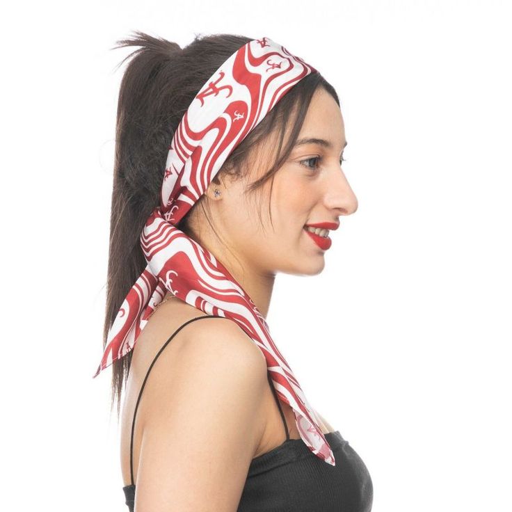 Shield your tresses from the elements in a fashionable way with this Alabama Crimson Tide hair scarf by ZooZatz. It features an eye-catching pattern in team colors and the official Alabama Crimson Tide logo. Polyester fabric provides a comfortable feel for all-day wear.Shield your tresses from the elements in a fashionable way with this Alabama Crimson Tide hair scarf by ZooZatz. It features an eye-catching pattern in team colors and the official Alabama Crimson Tide logo. Polyester fabric provides a comfortable feel for all-day wear.Hand wash, line dryOfficially licensedSublimated graphicsImportedBrand: ZooZatzMeasures approx. 27.5 x 27.5Material: 100% Polyester Size: One Size. Color: Multicolor. Gender: male. Age Group: adult. Trendy White Headwrap, Casual Red Headscarf For Summer, Casual Red Summer Headscarf, Roll Tide Shirts Vinyl, Casual Adjustable Red Headscarf, Crimson Tide Svg, Adjustable Red Bandana, Alabama Crimson Tide Logo, Crimson Tide Fans