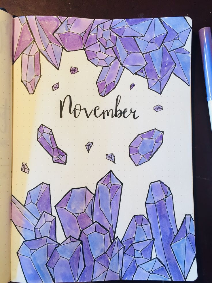 Birthday Month Bullet Journal, November Bullet Journal Cover, Bullet Journal Cover Page Ideas, Journal Cover Page Ideas, November Bullet Journal, Cover Page Ideas, Journal Cover Page, February Bullet Journal, Bullet Journal Month