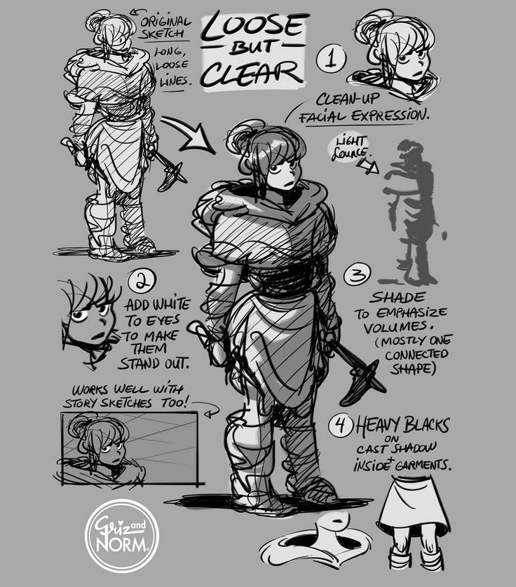 an image of some character sketches for the upcoming video game, lost and clear?