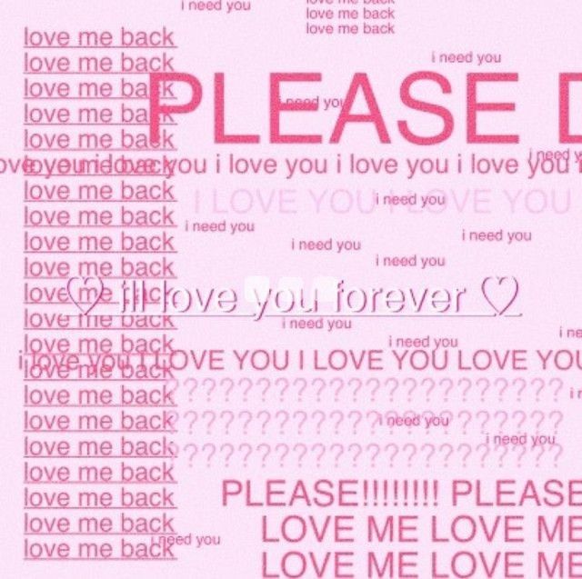 the words are written in pink and red on a light pink background with black letters