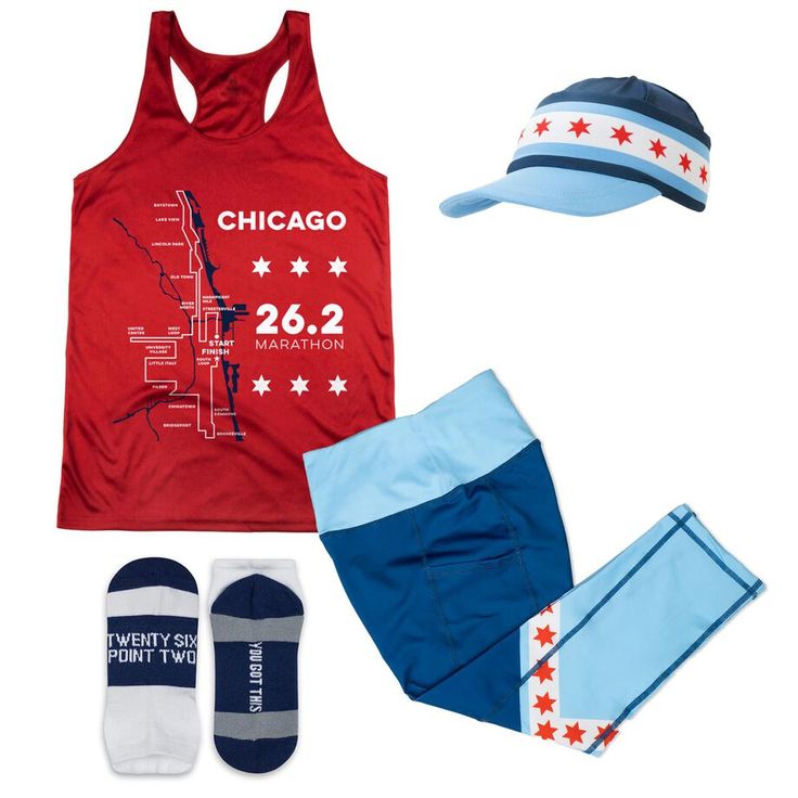 Dress to impress and celebrate your Chicago running pride. Show off your dedication, determination, and of course style in this amazing Chicago Running Outfit during a race, training, or a casual run. Choose your favorite pieces from this Chicago set, or purchase the entire outfit to save 15% off each item! Treat yourself for all your running accomplishments, or suprise your favorite Chicago 26.2 finisher with this unique set inspired by running, Chicago, and marathons! Team Spirit Go-dry Activewear For Sports, Summer Athleisure Activewear For Marathon, Sporty Moisture-wicking Activewear, Casual Moisture-wicking Activewear For Running Errands, Functional Summer Activewear For Sports Events, Team Spirit Activewear For Sports With Moisture-wicking, Team Spirit Moisture-wicking Activewear For Sports, Red Sporty Activewear For Running, Red Sporty Running Activewear