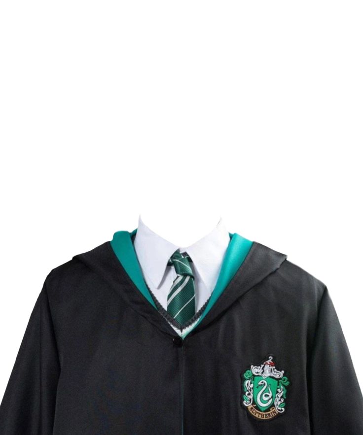 Uniform Png, Slytherin Uniform, Harry Potter Png, Harry Potter Uniform, Gold Office Decor, Hogwarts Uniform, Overlays Cute, Id Photo, Hogwarts Houses