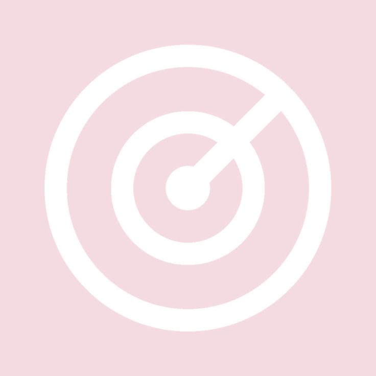 an image of a pink background with white circles on the center and one circle in the middle