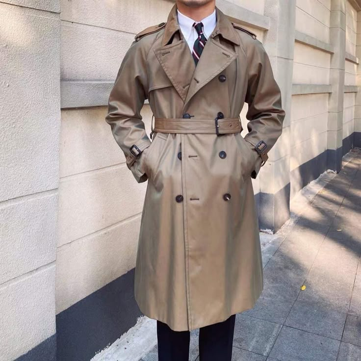 Mens Trenchcoat Outfit, Detective Outfit Men, Trench Coat Men Outfit, Detective Coat, Trenchcoat Outfits, Detective Outfit, Trench Outfit, Dapper Mens Fashion, Blazer Outfits Men