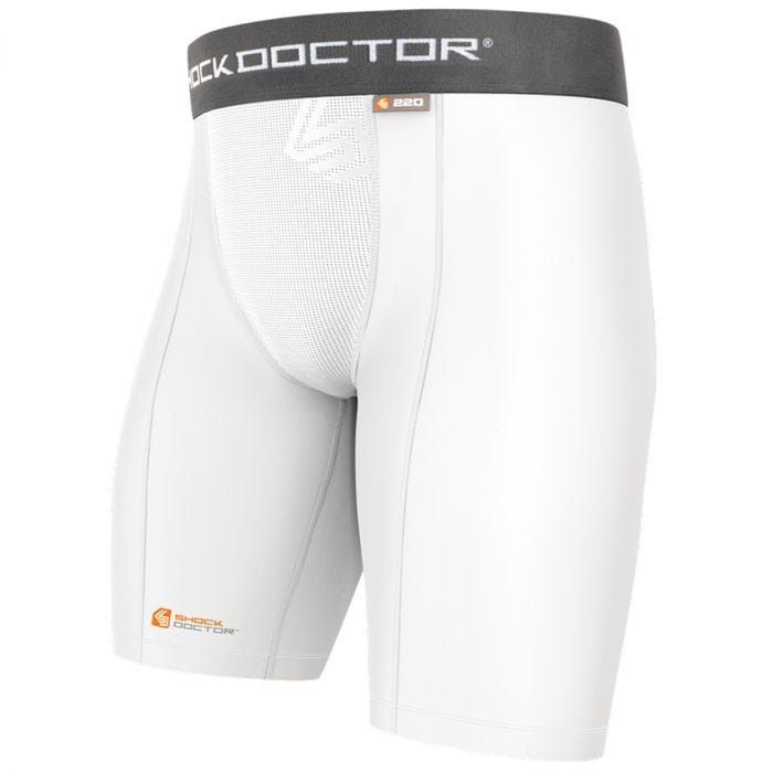 a white boxer shorts with the word doctor on it