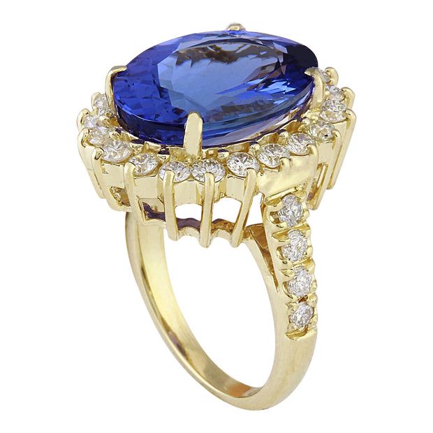 Luxury Yellow Gold Gia-certified Sapphire Ring, Luxury Gia Certified Yellow Gold Sapphire Ring, Luxury Tanzanite Rings For Formal Occasions, Luxury Formal Tanzanite Ring, Luxury Tanzanite Diamond Ring For Formal Occasions, Formal Tanzanite Fine Jewelry Rings, Luxury Tanzanite Yellow Gold Ring, Luxury Yellow Gold Tanzanite Ring, Formal Tanzanite Ring With 17 Jewels