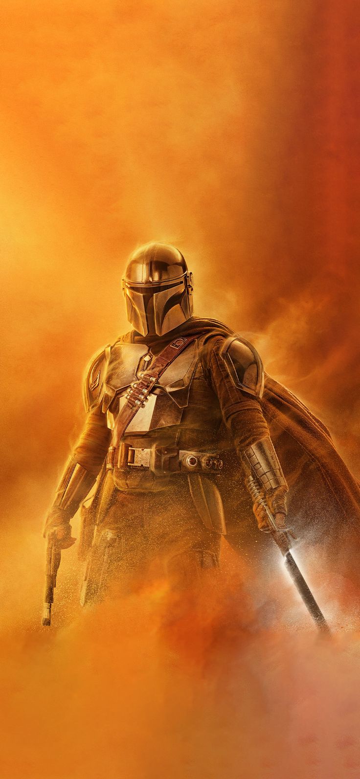 a star wars poster with the character boba fett