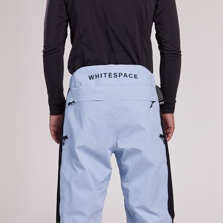 Whether we're a first-year rider or a pro kitting up for the next big comp, the Whitespace Performance 3L Pant is built for it all. We built these with a 3-layer stretch woven shell with a 15k/15k waterproof/breathability rating to keep us dry and comfortable in any conditions and added a brushed tricot laminate backing for added softness and breathability. We added a belt with a magnetic buckle and a shock cord loop for a secure, customized fit, while zippered thigh vents dump out hot air when Functional White Bottoms With Pockets, White Techwear Bottoms For Outdoor, Functional Outdoor Bottoms With Reflective Details, White Techwear Pants For Outdoor, Functional White Bottoms For Streetwear, White Functional Streetwear Bottoms, White Functional Bottoms For Streetwear, Functional White Pants, Functional White Streetwear Pants