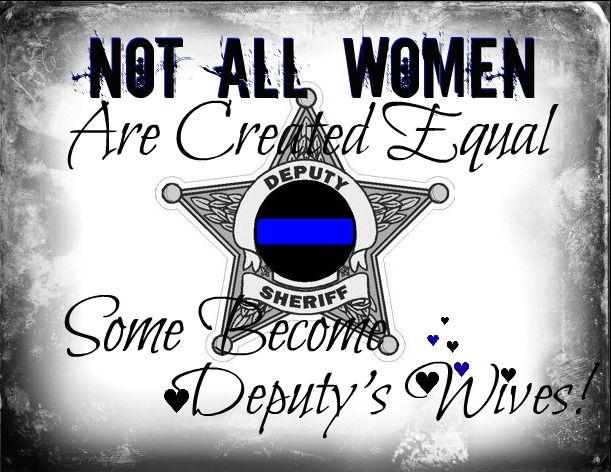 a police badge with the words not all women are created equal some people's wives